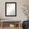 Beveled Bathroom Wall Mirror, Furniture Espresso Narrow Frame